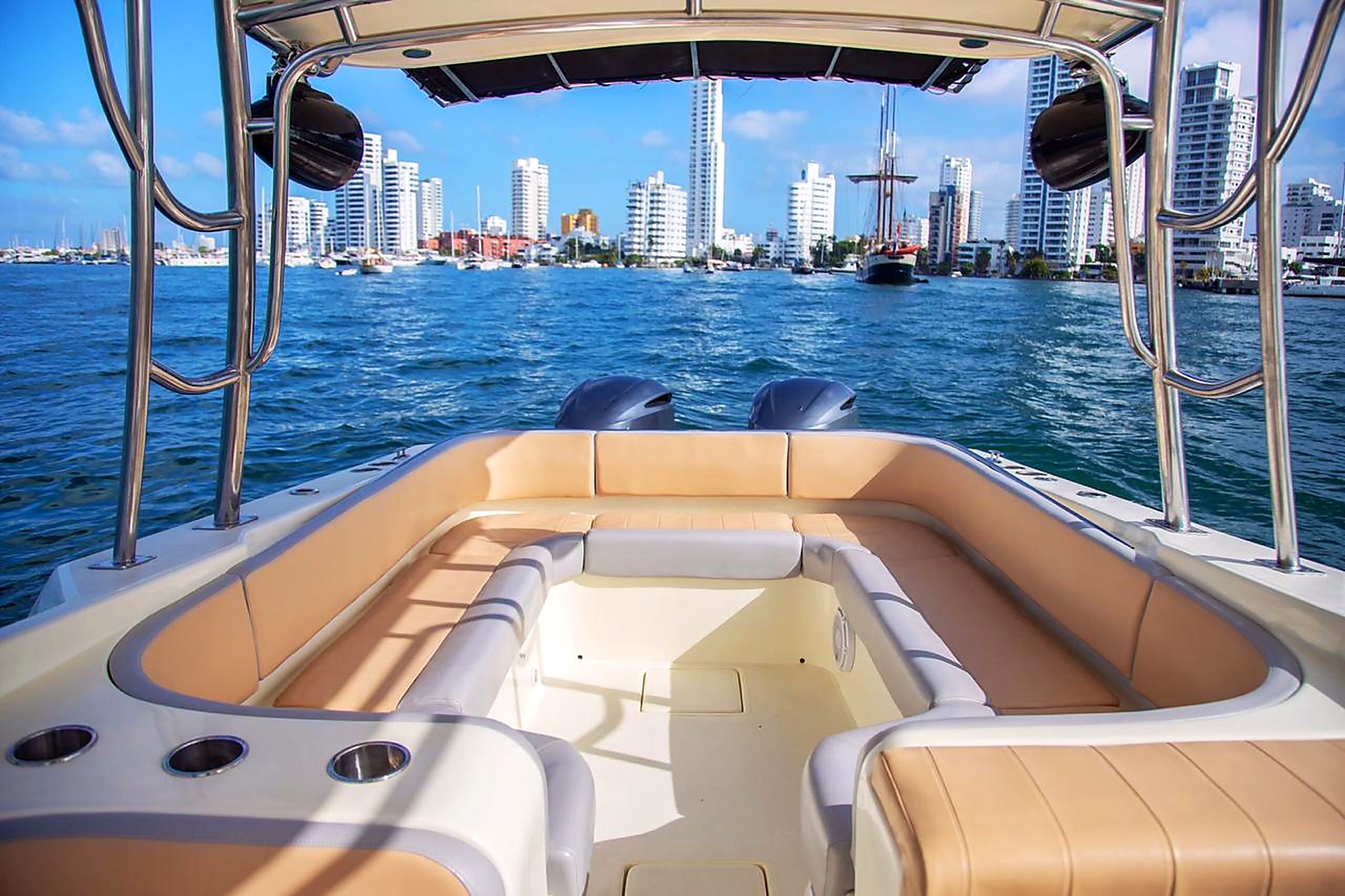 Cockpit con vista al skyline