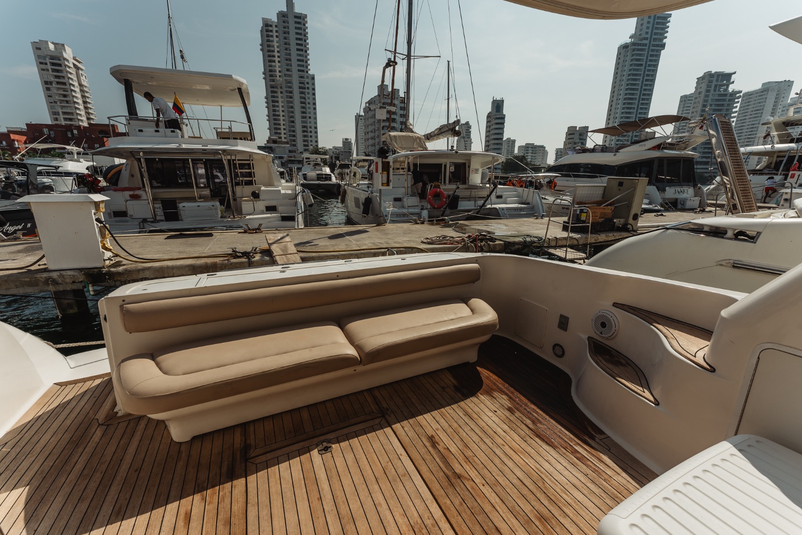 Cockpit con vista al skyline